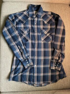 Ely Cattleman Long Sleeve Plaid Shirt